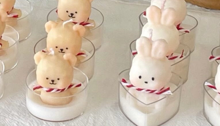 Tealight Candle Rabbit/Bear